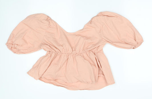 cameo rose Womens Pink Basic Blouse Size L