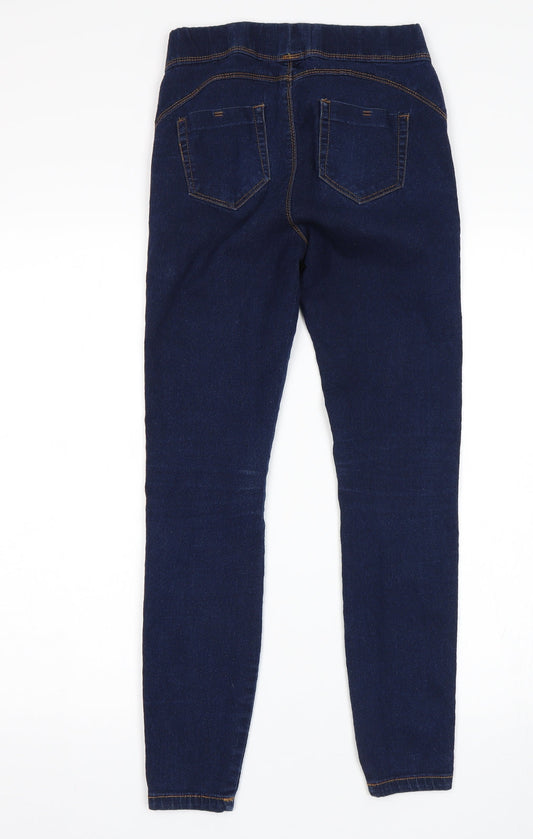 Denim Co Womens Blue Jegging Jeans Size 8 L27 in