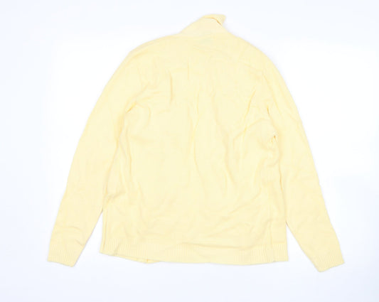 Lizzi Clarke Womens Yellow Pullover Jumper Size M