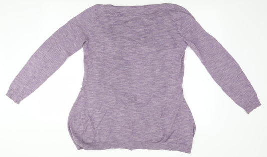 Delicate Love Womens Blue Cardigan Jumper Size S