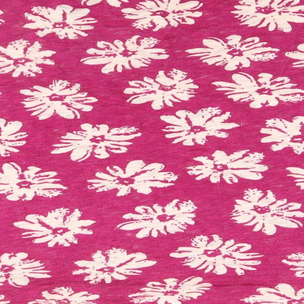 George Womens Pink Floral Pullover Jumper Size 12