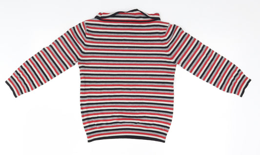 Womens UK Size 10 Warehouse Multicoloured Pullover Jumper