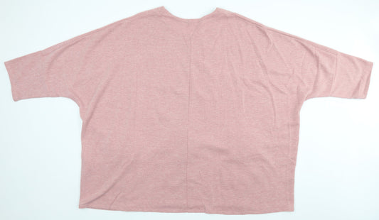 Preworn Womens Grey Pullover Jumper - Flowers