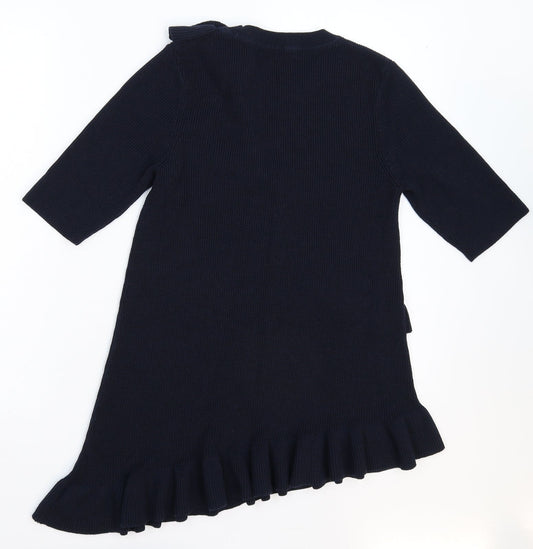 NEXT Womens Blue Knit Pullover Jumper Size 14