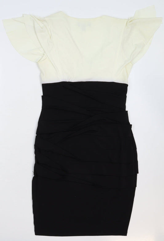 Valerie Bertinelli Womens Multicoloured Bodycon Size S