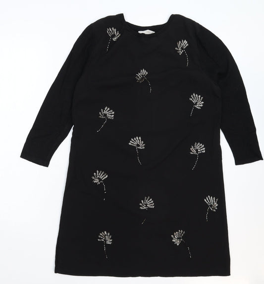 RJR.John Rocha Womens Black Knit Mini Size 12