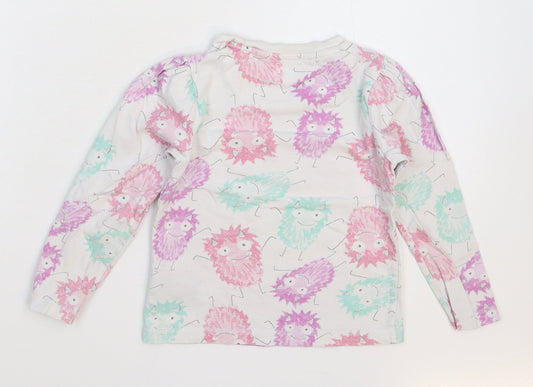 Very Girls White Basic T-Shirt Size 4-5 Years