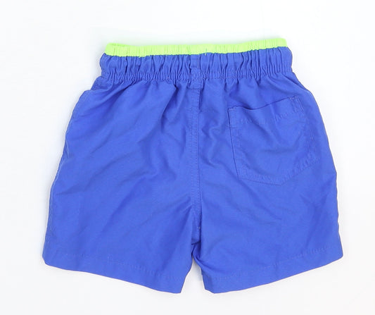 Rebel Boys Blue Bermuda Shorts Size 2-3 Years