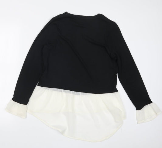 New Look Womens Black Pullover Jumper Size S