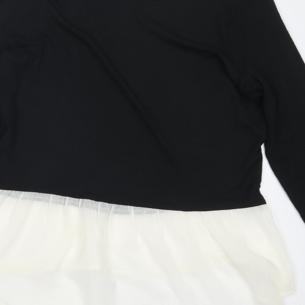 New Look Womens Black Pullover Jumper Size S