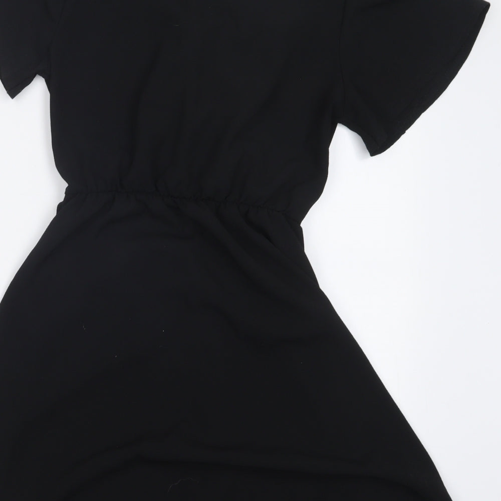 PRETTYLITTLETHING Womens Black Mini Size 8