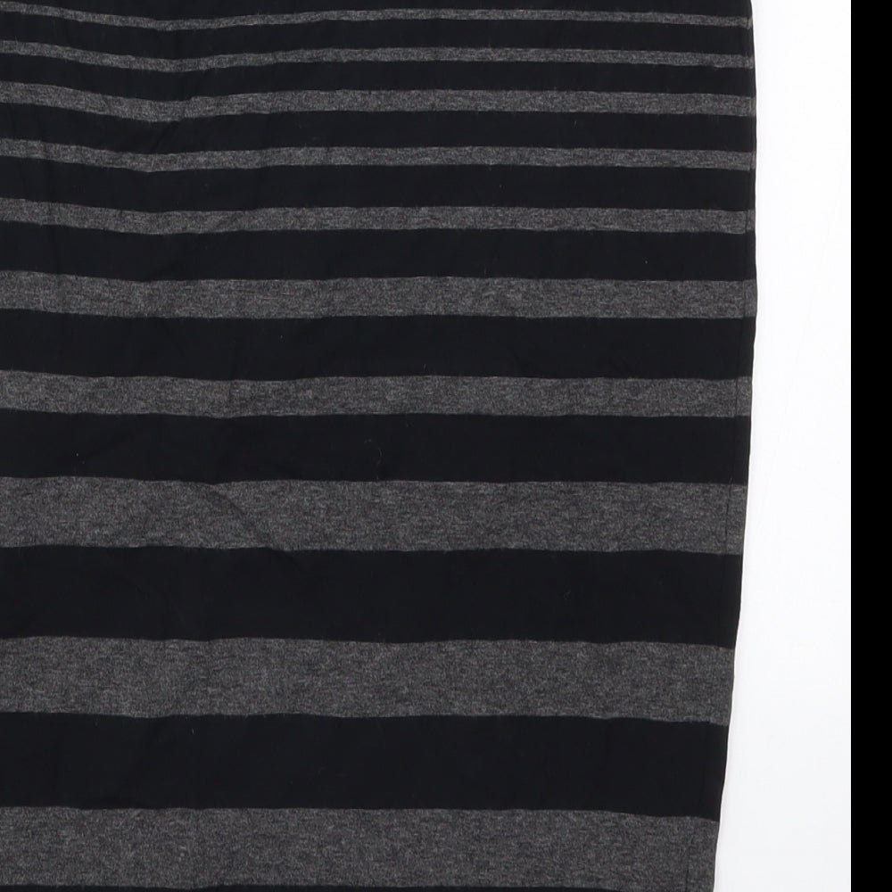 NEXT Womens Black Striped Straight & Pencil Skirt Size 27 in