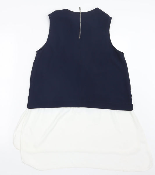 Womens UK Size 12 Atmosphere Blue Basic Blouse
