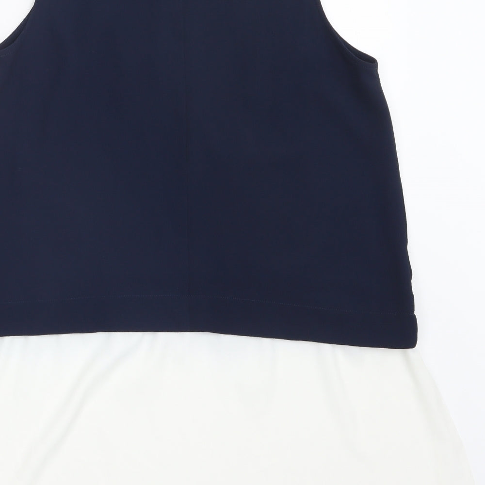 Womens UK Size 12 Atmosphere Blue Basic Blouse