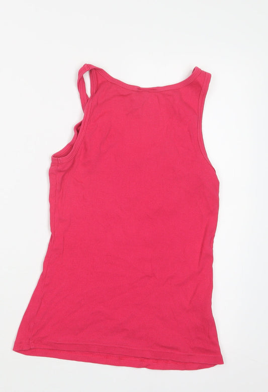 Papaya Womens Pink Basic Tank Size 14