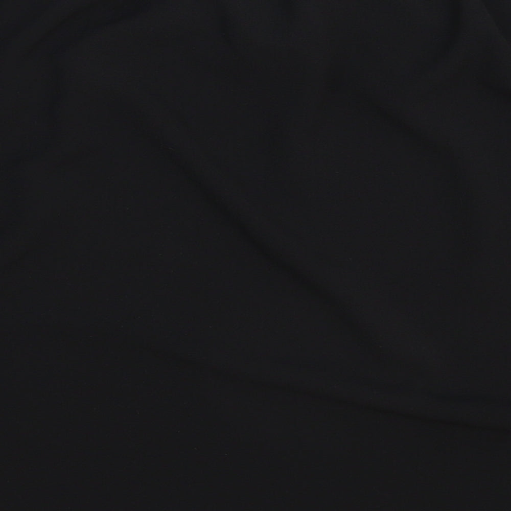 Womens UK Size M Wallis Black Basic Blouse