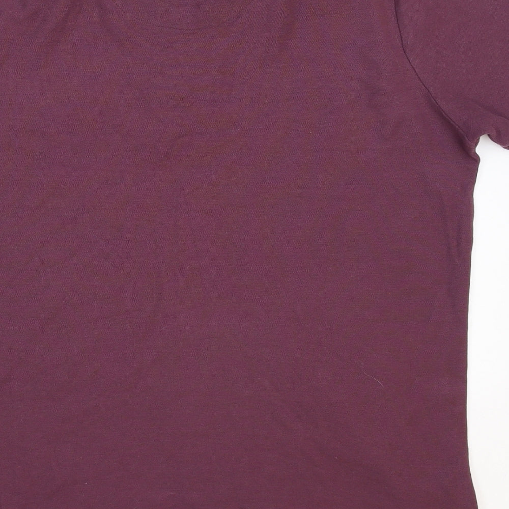 D-code Mens Purple Polo Size S