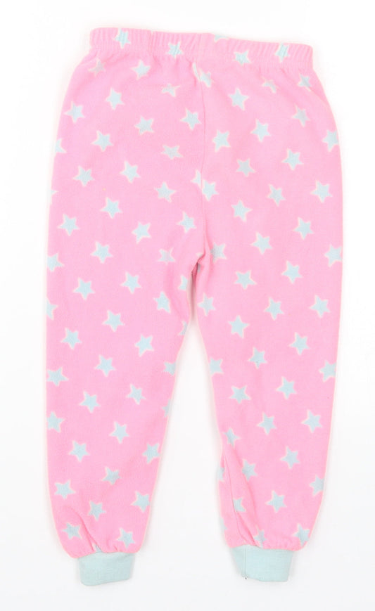 Primark Girls Pink Geometric Tapered Jeans Size 3-4 Years - Stars Pyjamas