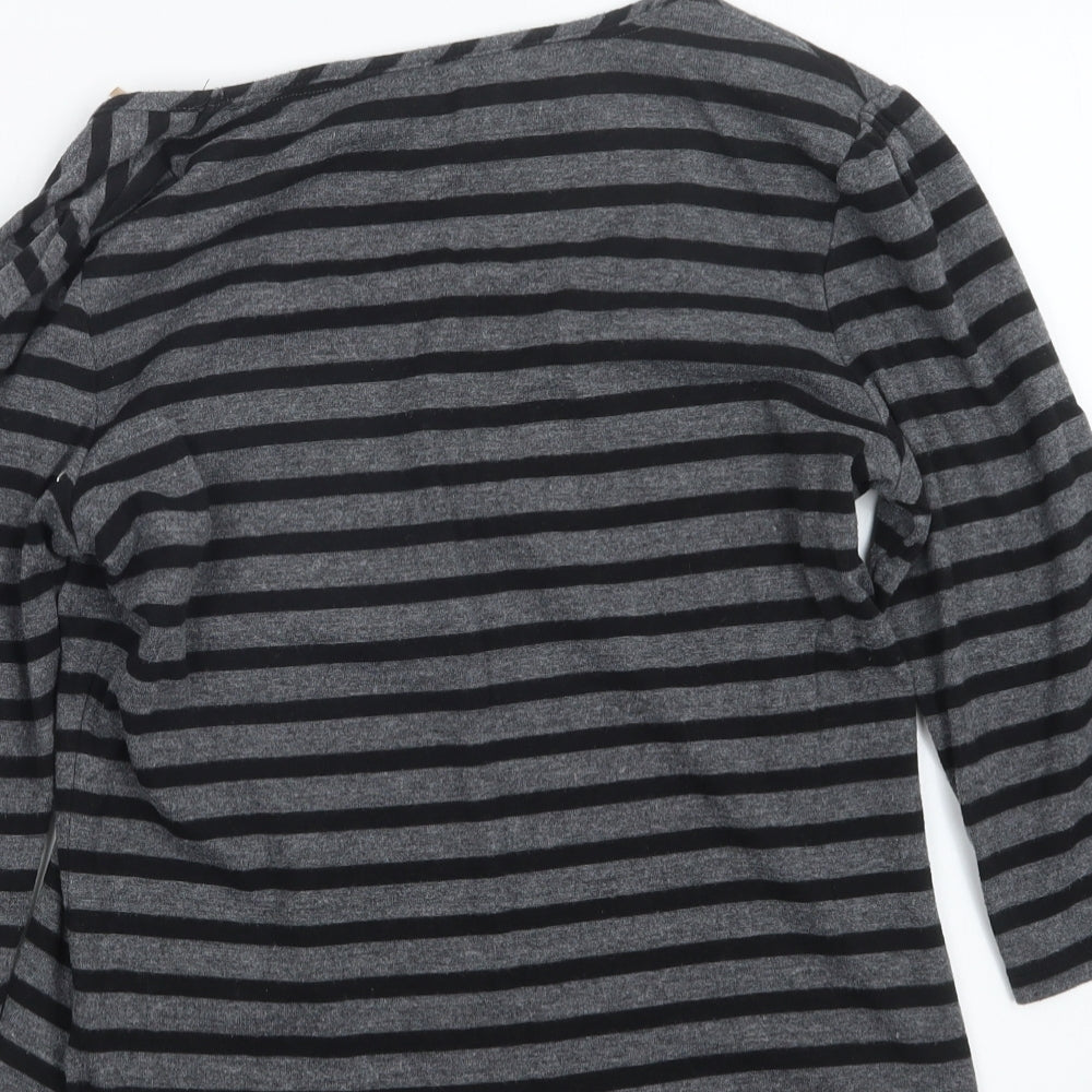 Womens UK Size 12 Marks and Spencer Grey Basic T-Shirt