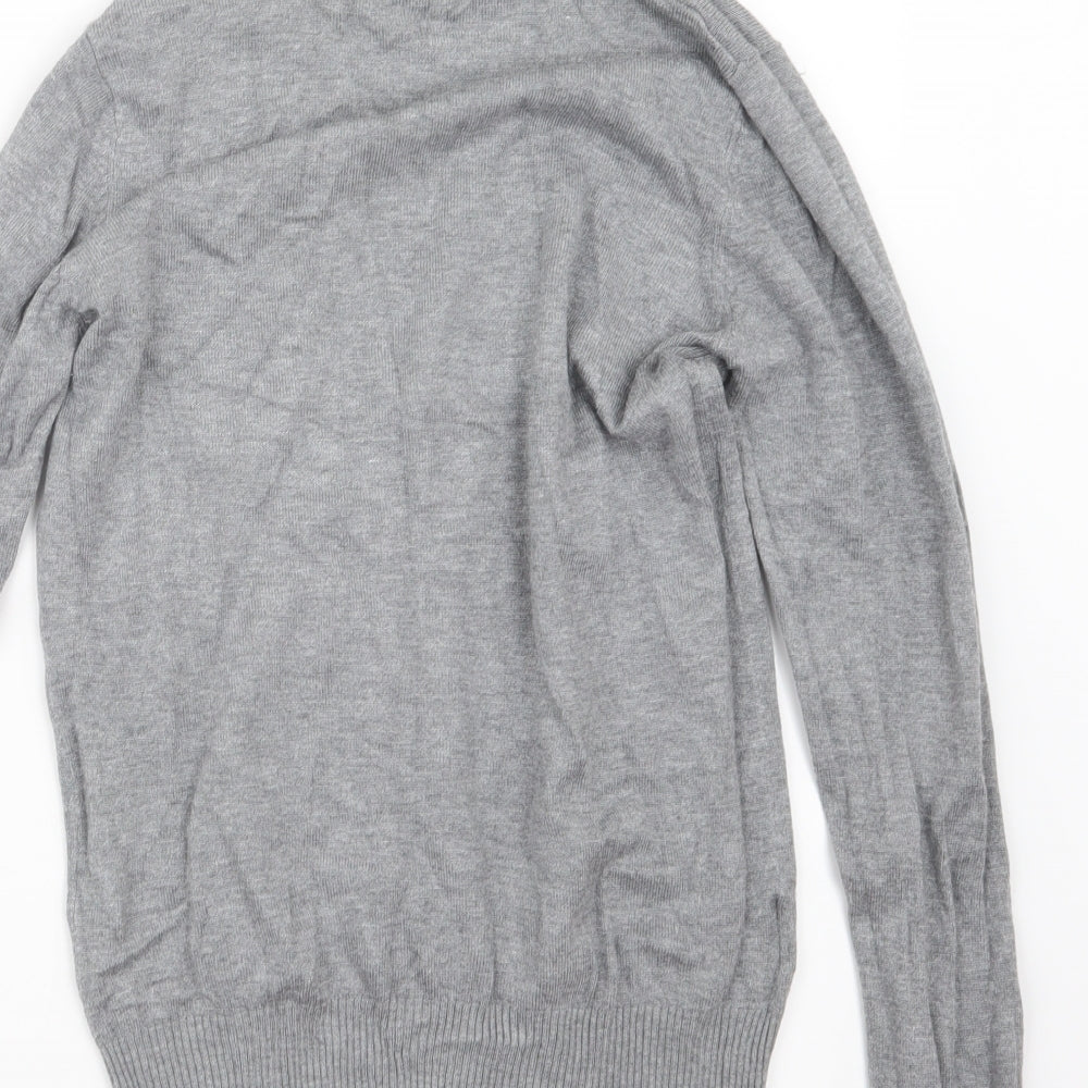 Womens UK Size 14 Papaya Grey Pullover Jumper