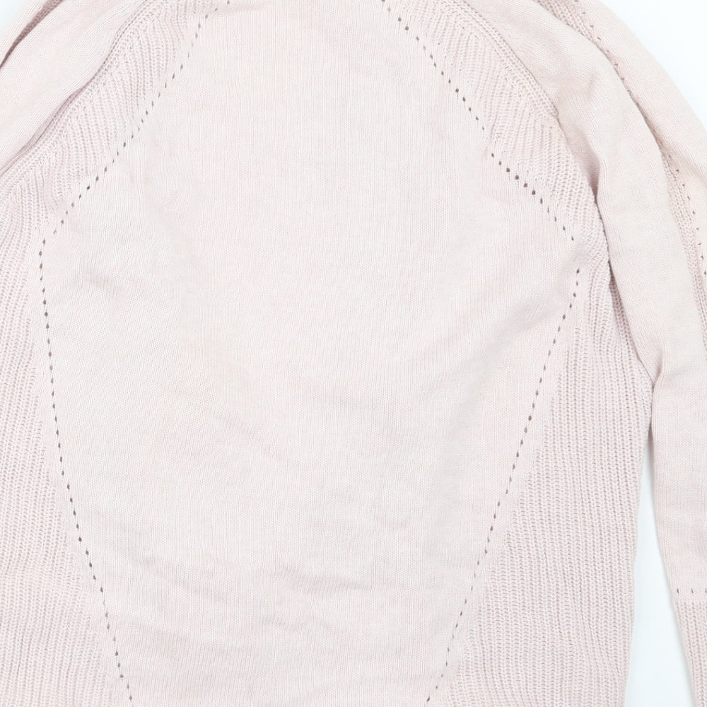 Womens UK Size 10 RJR.John Rocha Pink Cardigan Jumper
