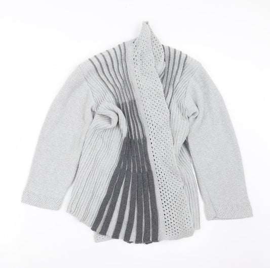 Womens UK Size S Pulse Grey Cardigan Jumper