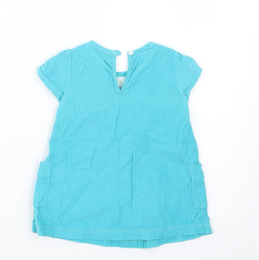 NEXT Girls Blue Basic T-Shirt Size 3-6 Months