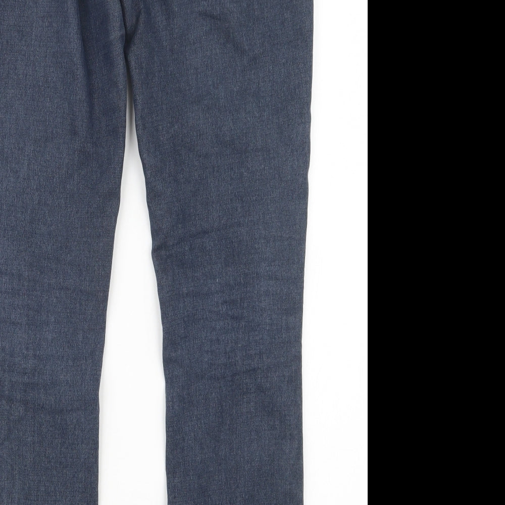 Miss Selfridge Womens Blue Denim Jegging Jeans Size 10 L29 in