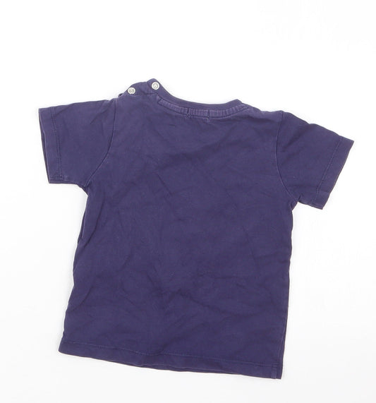 Lily & Sid Boys Blue Basic T-Shirt Size 18-24 Months