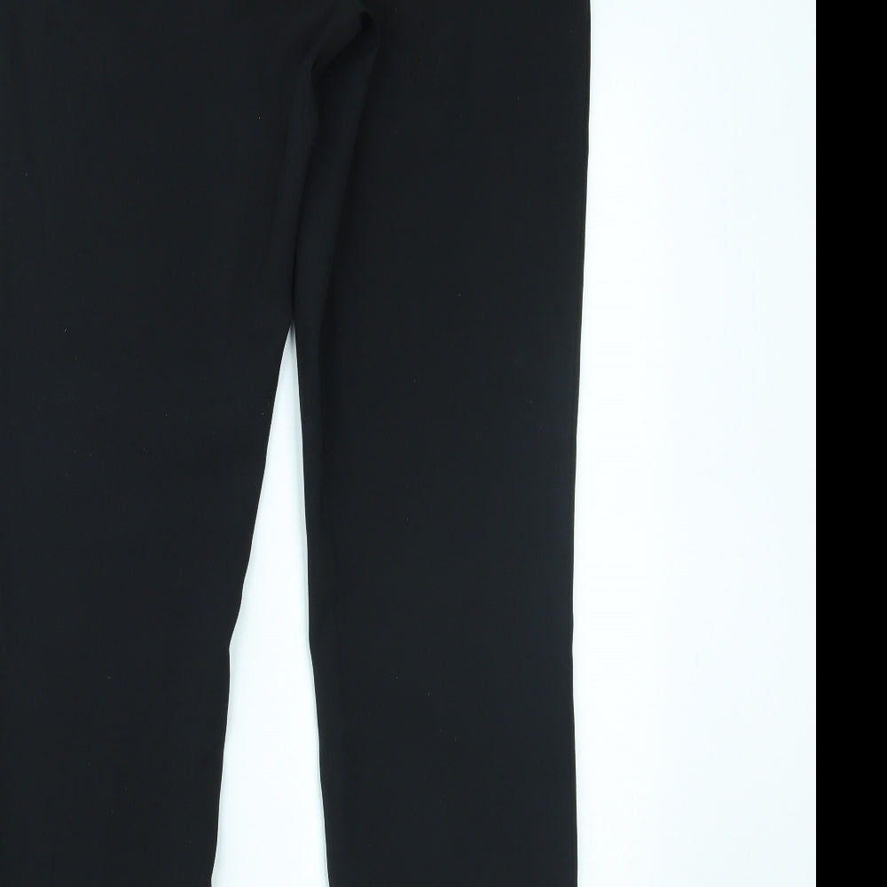 one Womens Black Trousers Size 12 L30 in