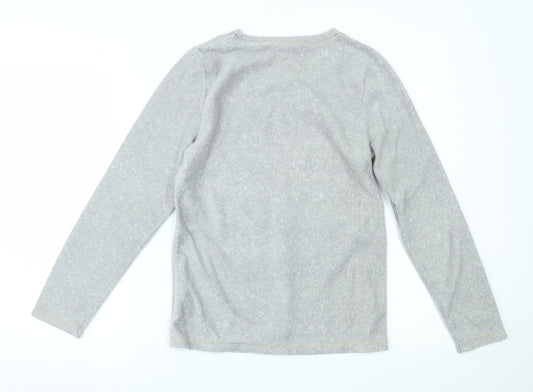 TU Womens Grey Top Pyjama Top Size 8