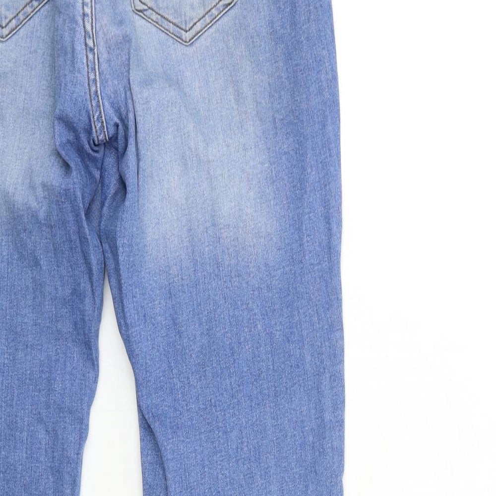 Denim & Co. Womens Blue Denim Skinny Jeans Size 10 L27 in