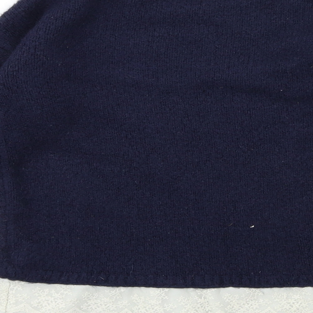 Young Dimension Girls Blue Knit Pullover Jumper Size 12 Years