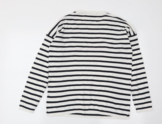 ESMARA Womens Multicoloured Striped Pullover Jumper Size 12