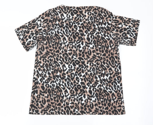 Womens UK Size 10 PLT Multicoloured Basic T-Shirt
