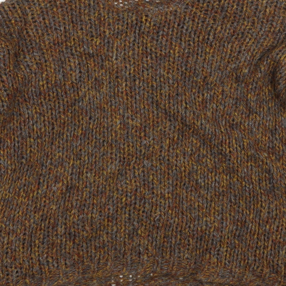 Womens UK Size M Preworn Brown Pullover Jumper