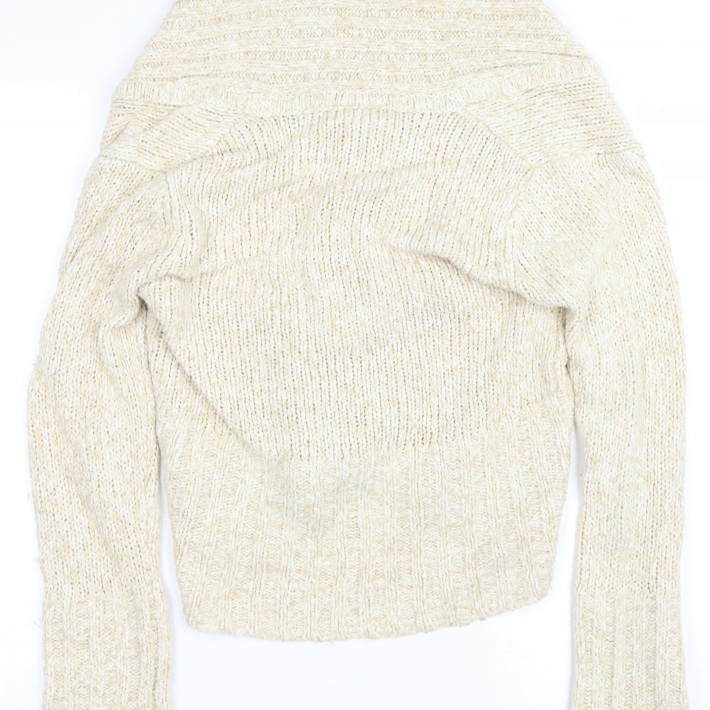 Womens UK Size 12 Wallis Beige Pullover Jumper