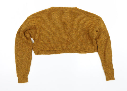 New Look Womens Brown Pullover Jumper Size M
