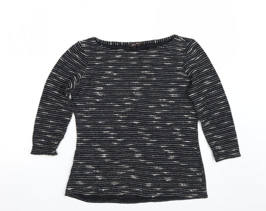 Womens UK Size 12 Phase Eight Black Pullover Jumper