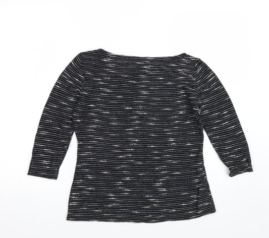 Womens UK Size 12 Phase Eight Black Pullover Jumper