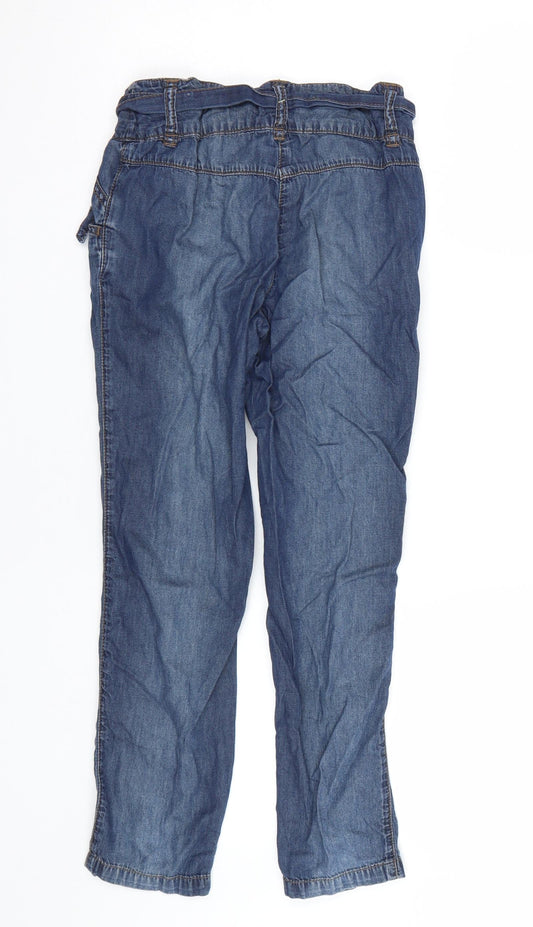 George Girls Blue Capri Jeans Size 7-8 Years