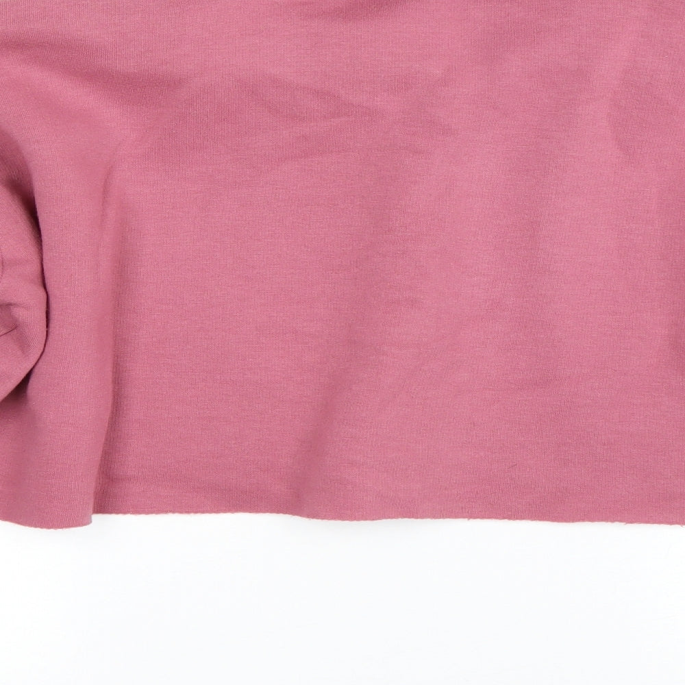 Womens UK Size 12 Missguided Pink Cape Jumper
