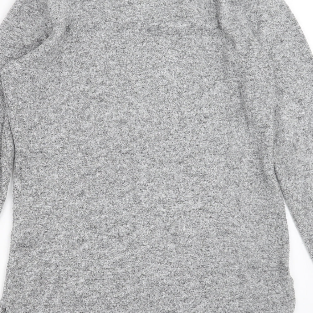 Womens UK Size 10 NEXT Grey Pullover Jumper