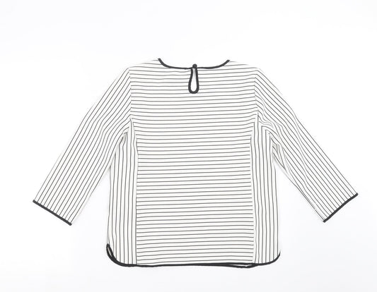 Womens UK Size S VERO MODA White Basic Blouse