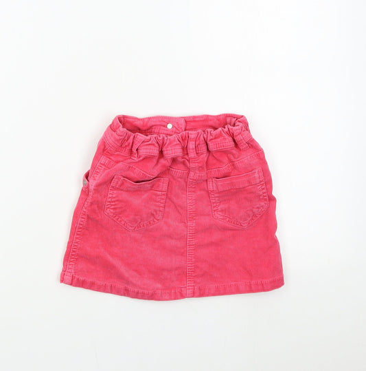Nect Girls Pink Corduroy Mini Skirt Size 4-5 Years