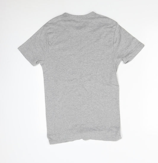 Womens UK Size L TU Grey Basic T-Shirt