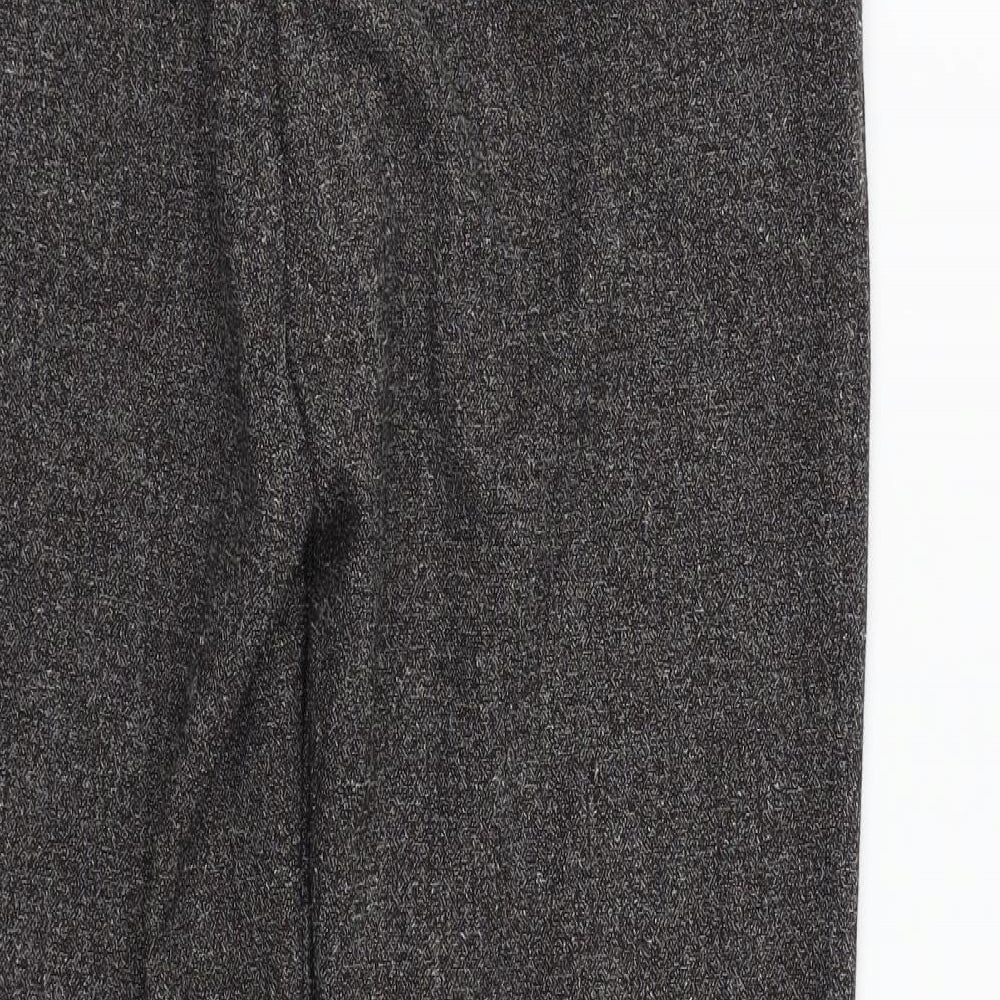 Womens UK Size S Zara Regular Fit Grey Trousers