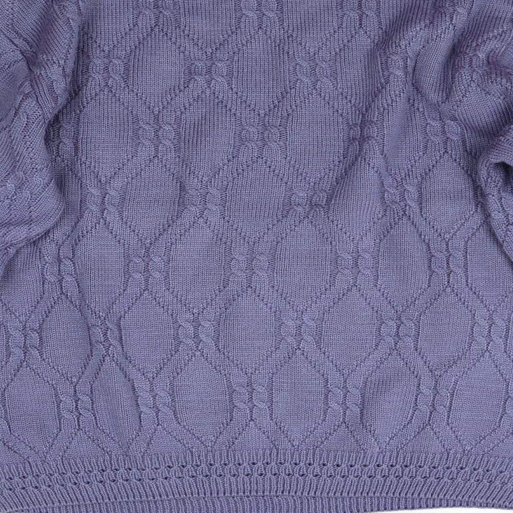 Womens UK Size 14 Happit Purple Pullover Jumper