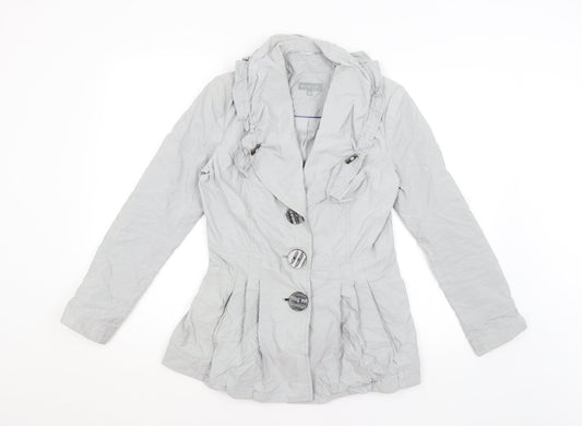 Womens UK Size 10 Per Una Grey Jacket