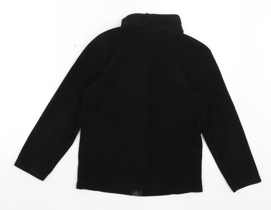 TU Boys Black Full Zip Jumper Size 10 Years
